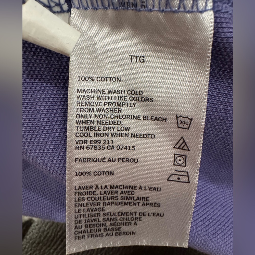 Nautica Men's Purple Polo Short Sleeve Shirt Size XXL Cotton 100%. - Picture 5 of 6